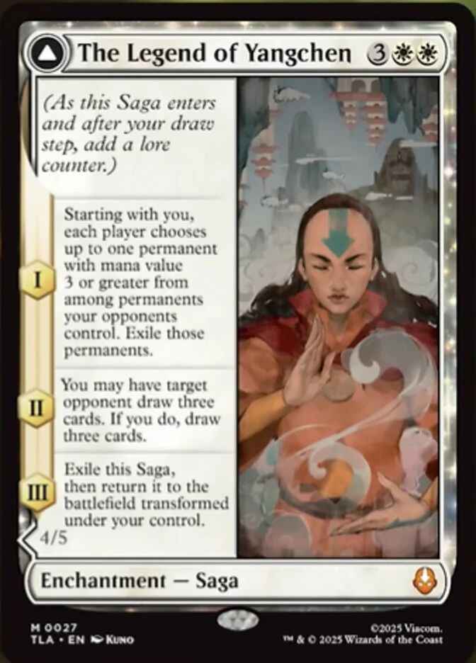 The Legend of Yangchen // Avatar Yangchen 27/286 (Avatar: The Last Airbender)  - Foil