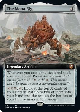 The Mana Rig Extended Art 80/50 (Commander: Dominaria United)  - Foil