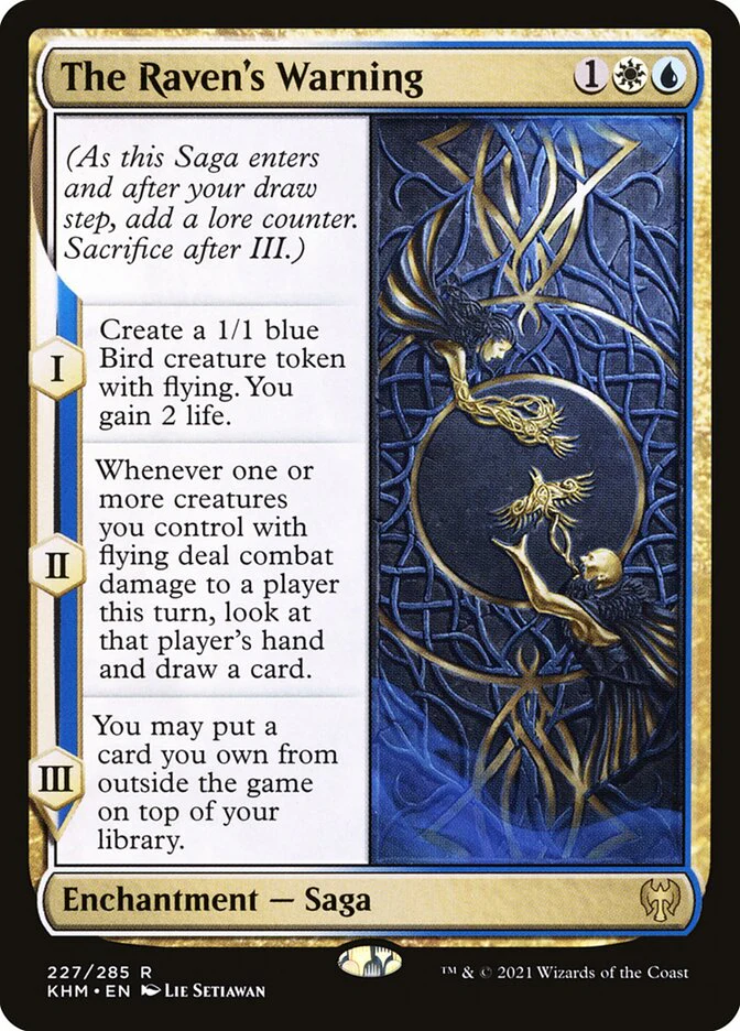 The Raven's Warning 227/285 (Kaldheim)  - Foil
