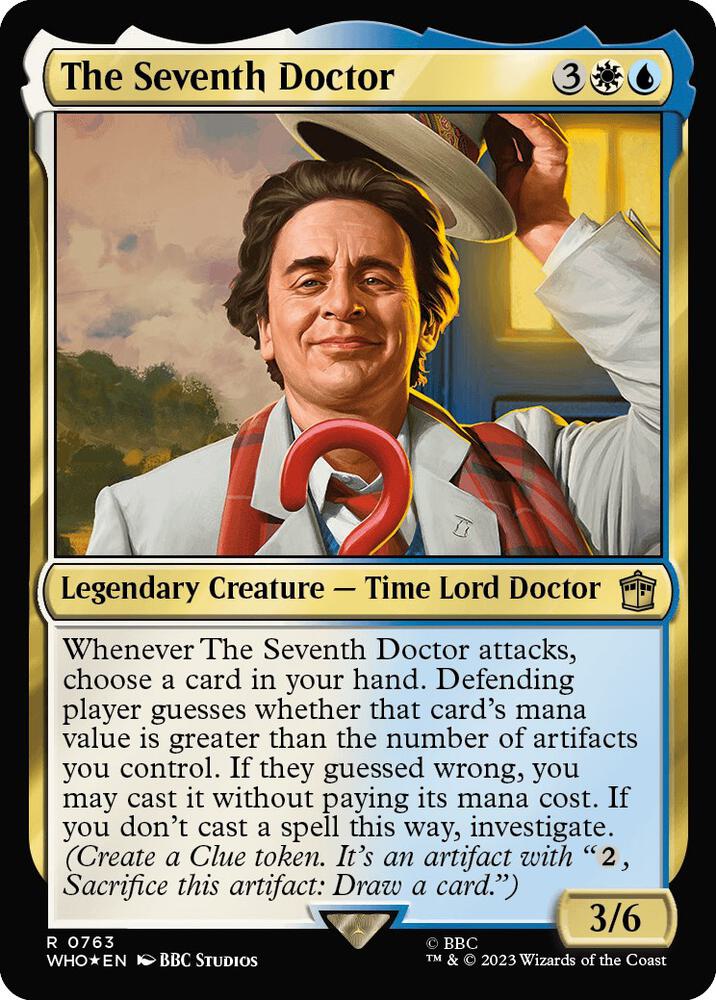 The Seventh Doctor 763/331 (Universes Beyond: Doctor Who)  - Surge Foil