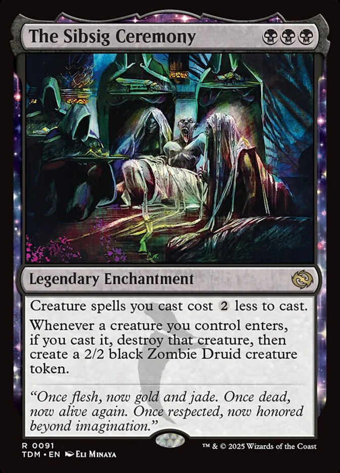 The Sibsig Ceremony 91/291 (Tarkir: Dragonstorm)  - Foil