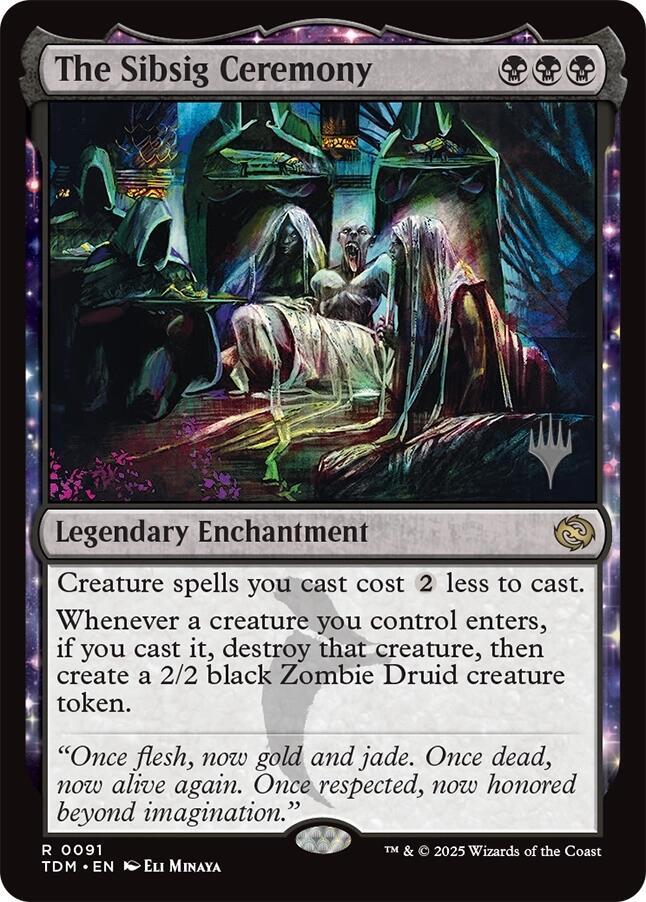 The Sibsig Ceremony 91p/166 (Promo Pack: Tarkir: Dragonstorm)