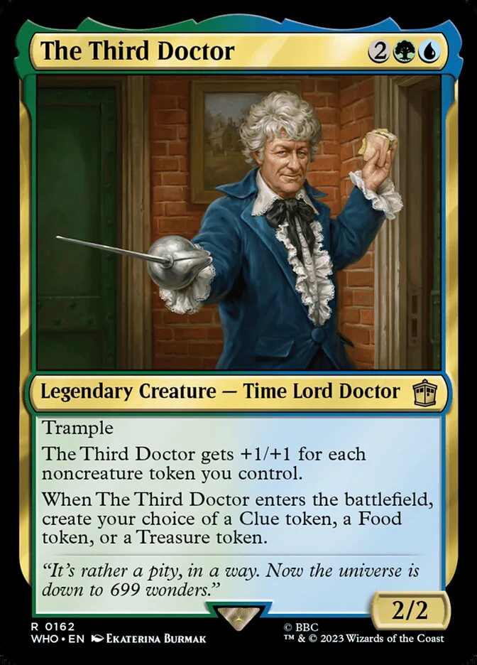The Third Doctor 162/331 (Universes Beyond: Doctor Who)  - Foil