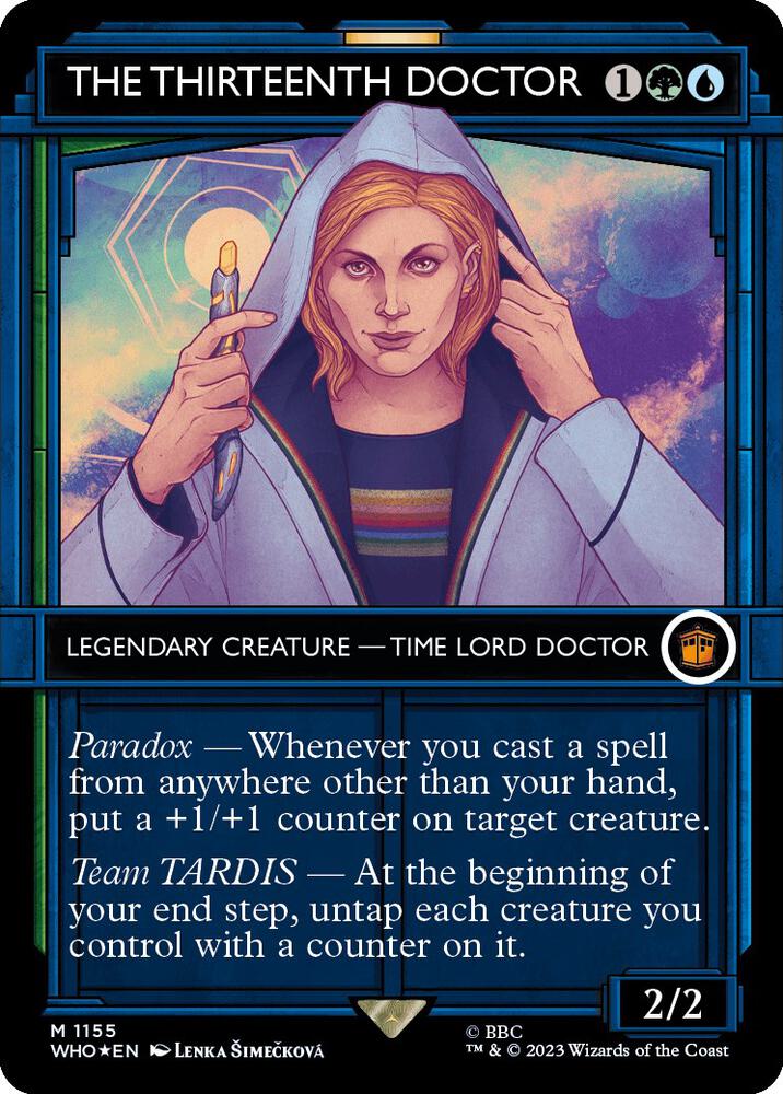 The Thirteenth Doctor 1155/331 (Universes Beyond: Doctor Who)  - Showcase Surge Foil