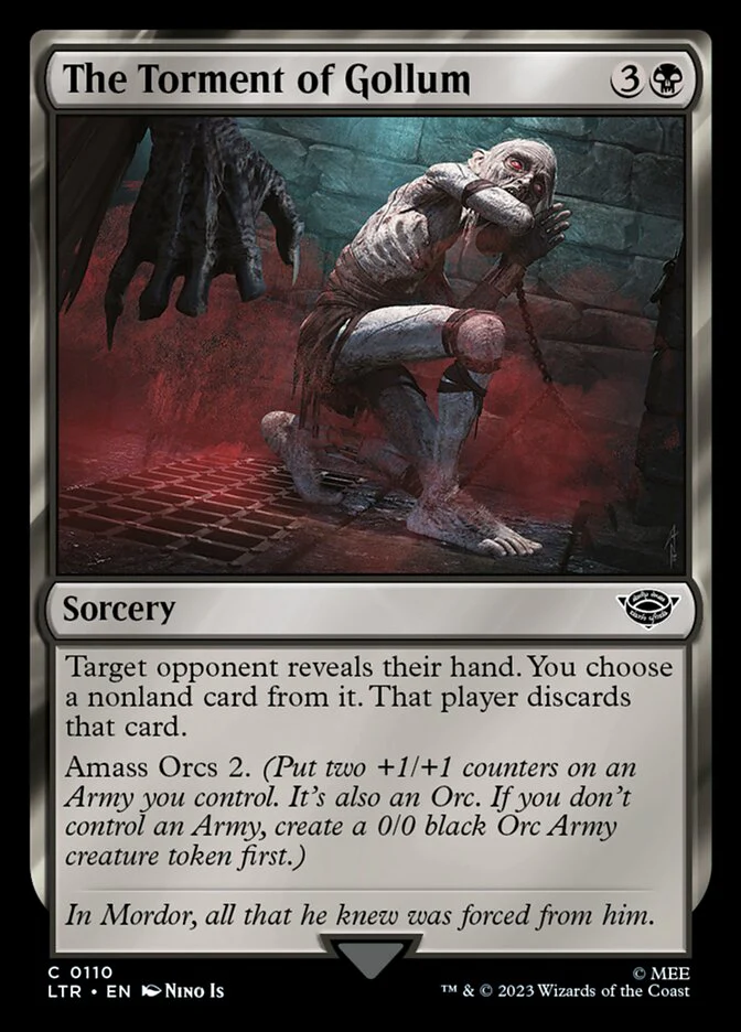 The Torment of Gollum 110/281 (Universes Beyond: The Lord of the Rings: Tales of Middle-earth)