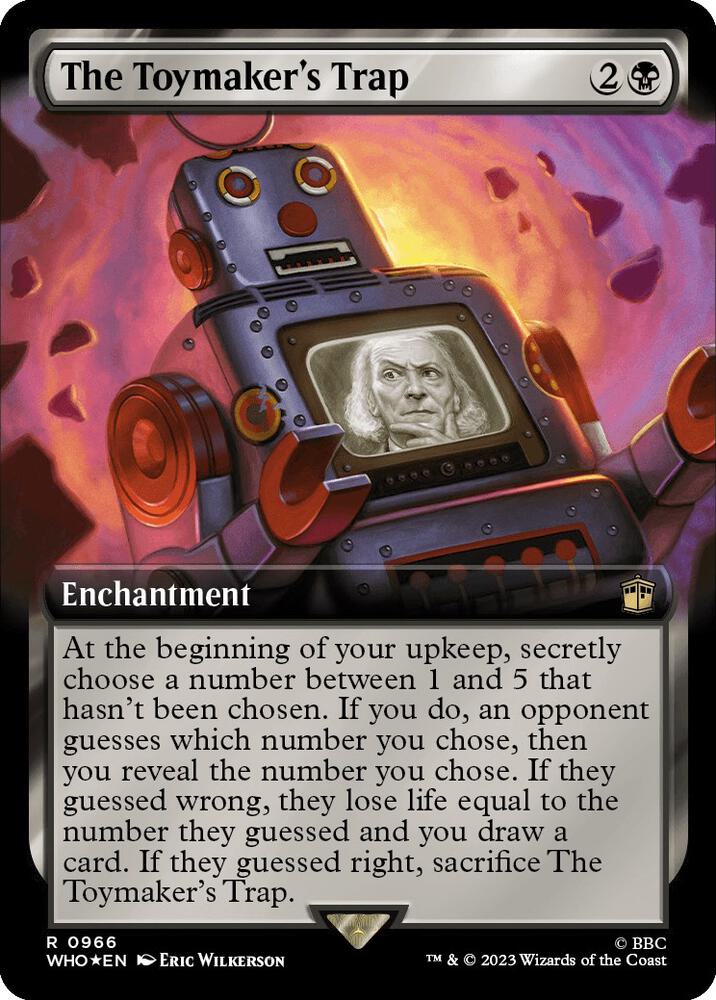 The Toymaker's Trap 966/331 (Universes Beyond: Doctor Who)  - Extended Art Surge Foil