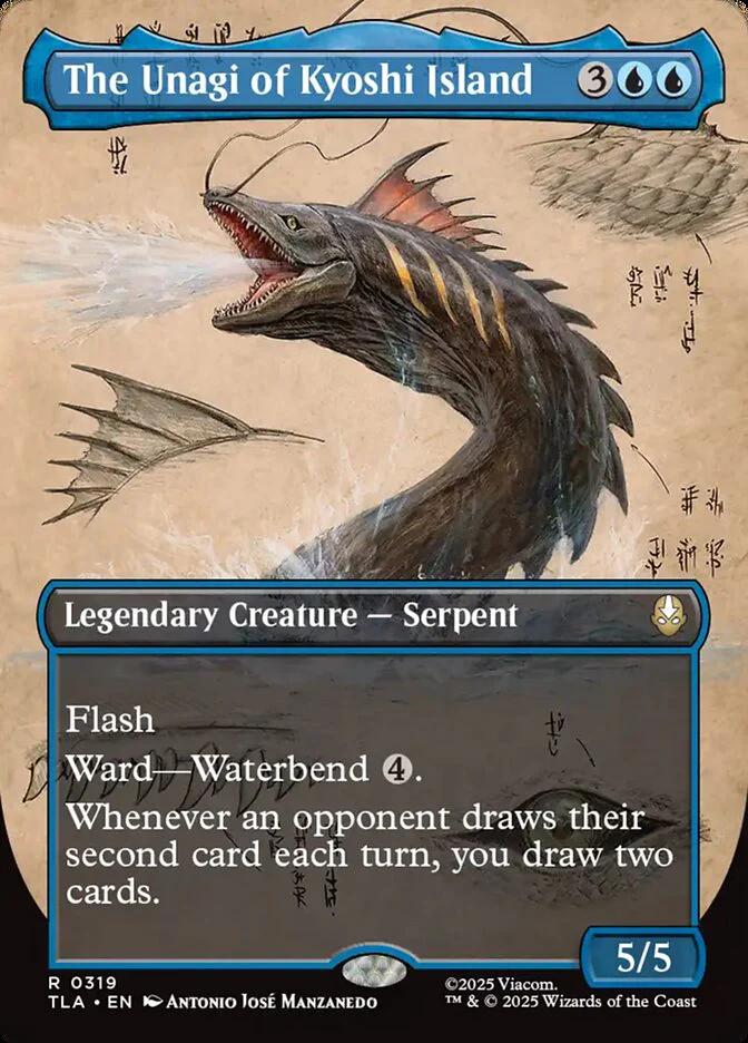 The Unagi of Kyoshi Island 319/286 (Avatar: The Last Airbender)  - Borderless Foil