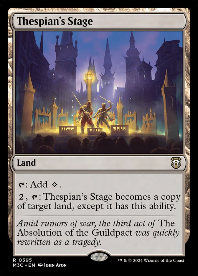 Thespian's Stage 395/411 (Commander: Modern Horizons 3)
