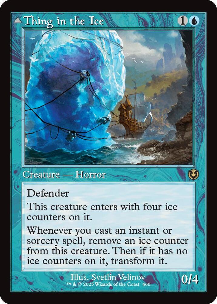 Thing in the Ice // Awoken Horror 460/287 (Innistrad Remastered)  - Retro Foil