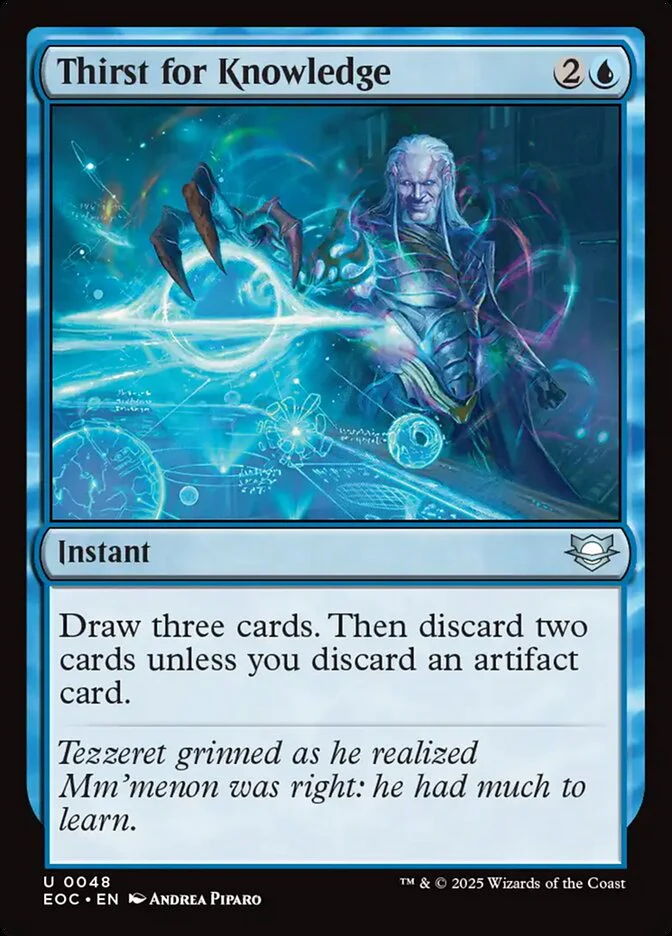 Thirst for Knowledge 48 (Commander: Edge of Eternities)