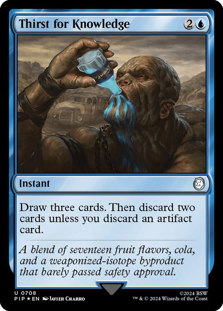 Thirst for Knowledge 708/326 (Universes Beyond: Fallout)  - Surge Foil