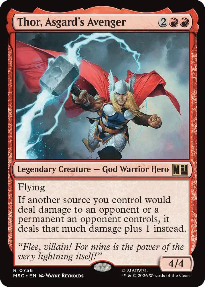 Thor, Asgard's Avenger 756 (Commander: Marvel Super Heroes)