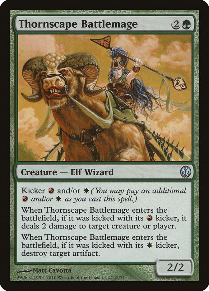 Thornscape Battlemage 42/71 (Duel Decks: Phyrexia vs. the Coalition)