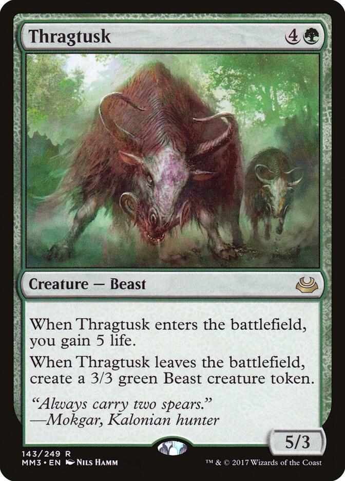 Thragtusk 143 (Modern Masters 2017)  - Foil