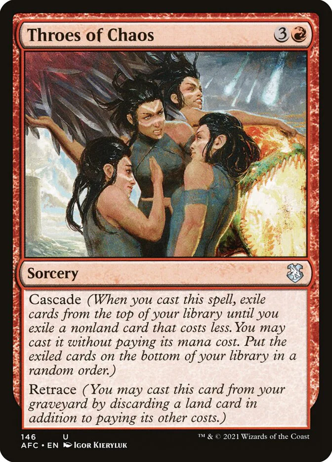 Throes of Chaos 146/62 (Commander: Adventures in the Forgotten Realms)