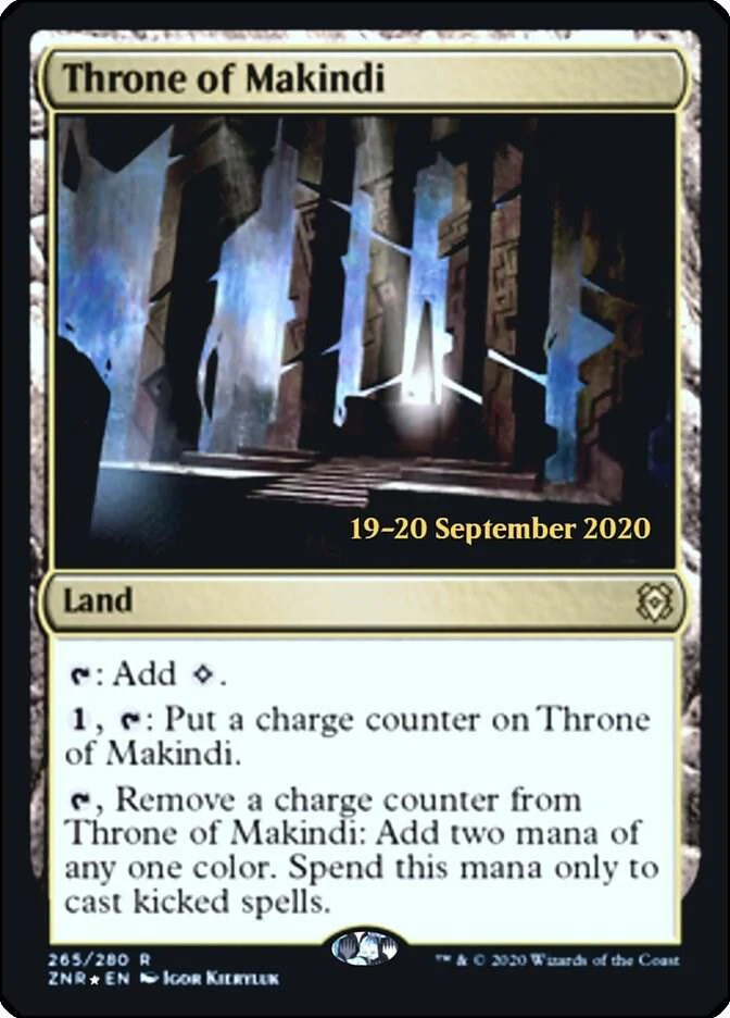 Throne of Makindi 265s/169 (Prerelease Cards)  - Foil