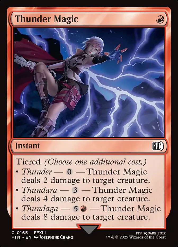 Thunder Magic 165 (FINAL FANTASY) - Foil