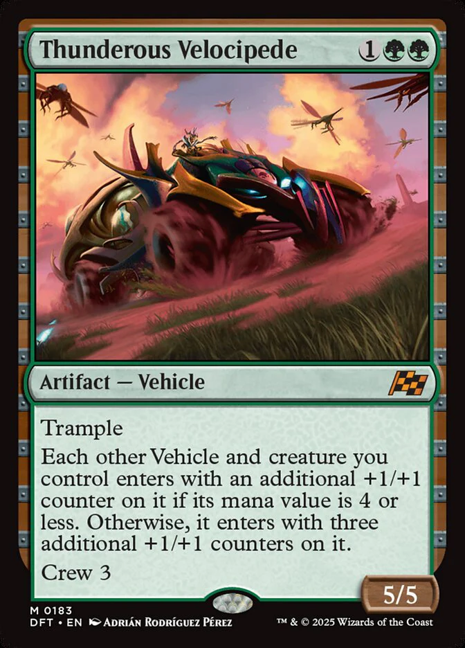 Thunderous Velocipede 183 (Aetherdrift)