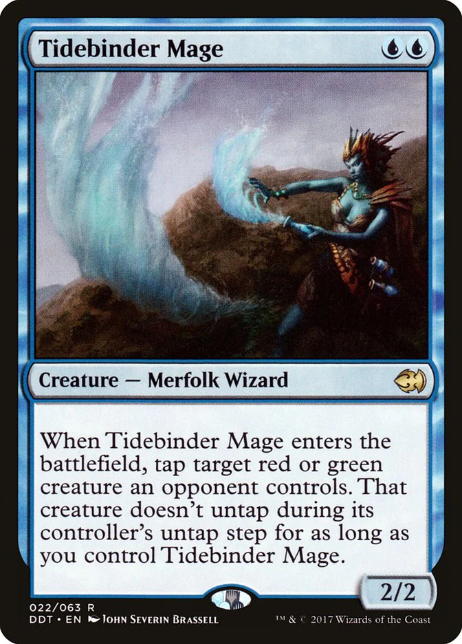 Tidebinder Mage 22/63 (Duel Decks: Merfolk vs. Goblins)