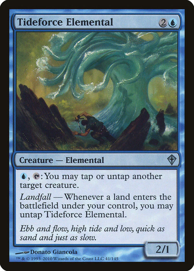 Tideforce Elemental 41/145 (Worldwake)