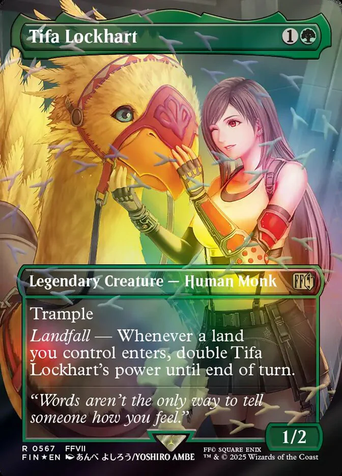 Tifa Lockhart 567 (FINAL FANTASY) - Borderless Chocobo Track Foil