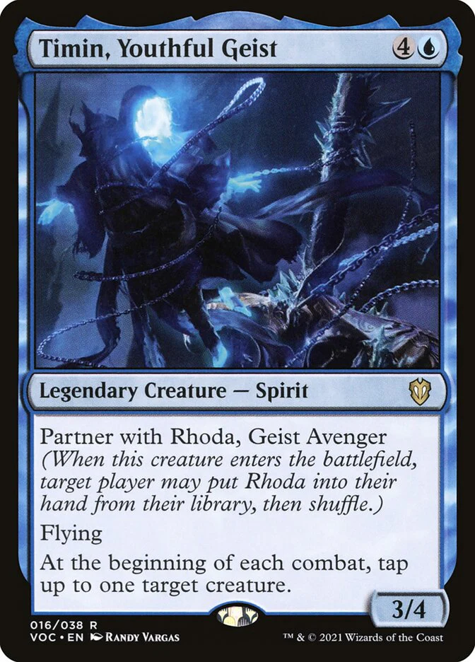 Timin, Youthful Geist 16/38 (Commander: Innistrad: Crimson Vow)