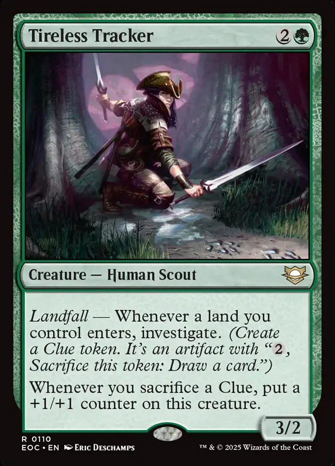 Tireless Tracker 110/191 (Commander: Edge of Eternities)
