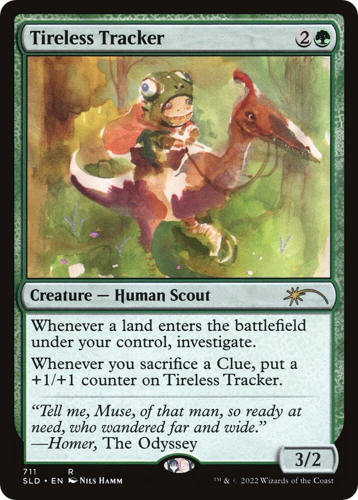 Tireless Tracker 711/1 (Secret Lair Drop Series)  - Foil