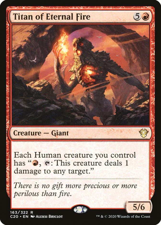 Titan of Eternal Fire 163/322 (Commander 2020)