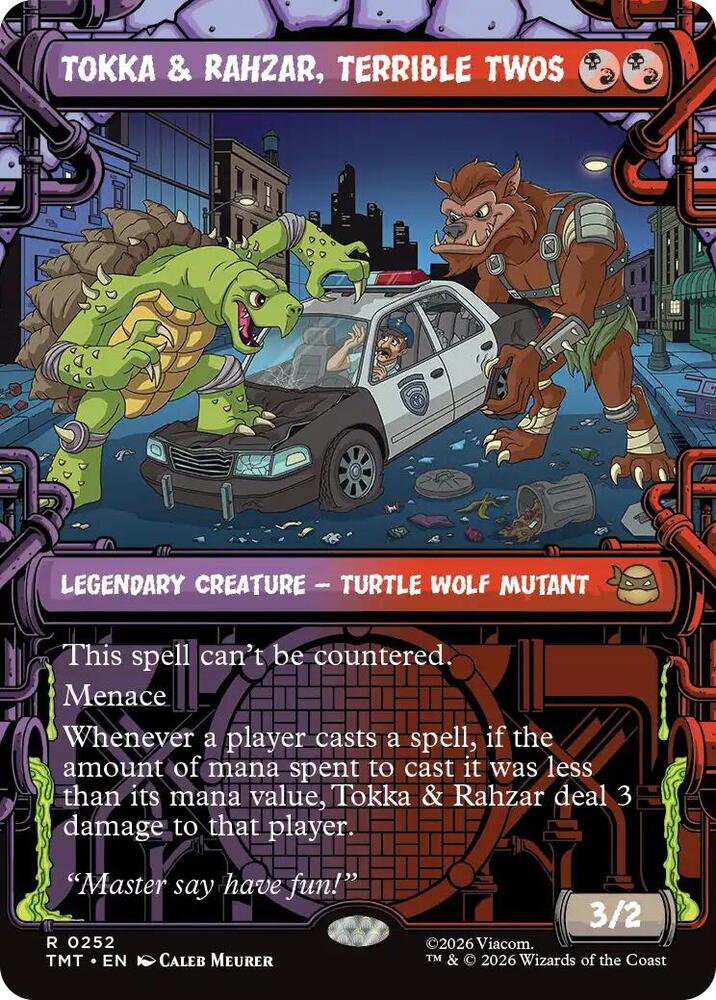 Tokka and Rahzar Terrible Twos Showcase (Dupe) 252 (Teenage Mutant Ninja Turtles)