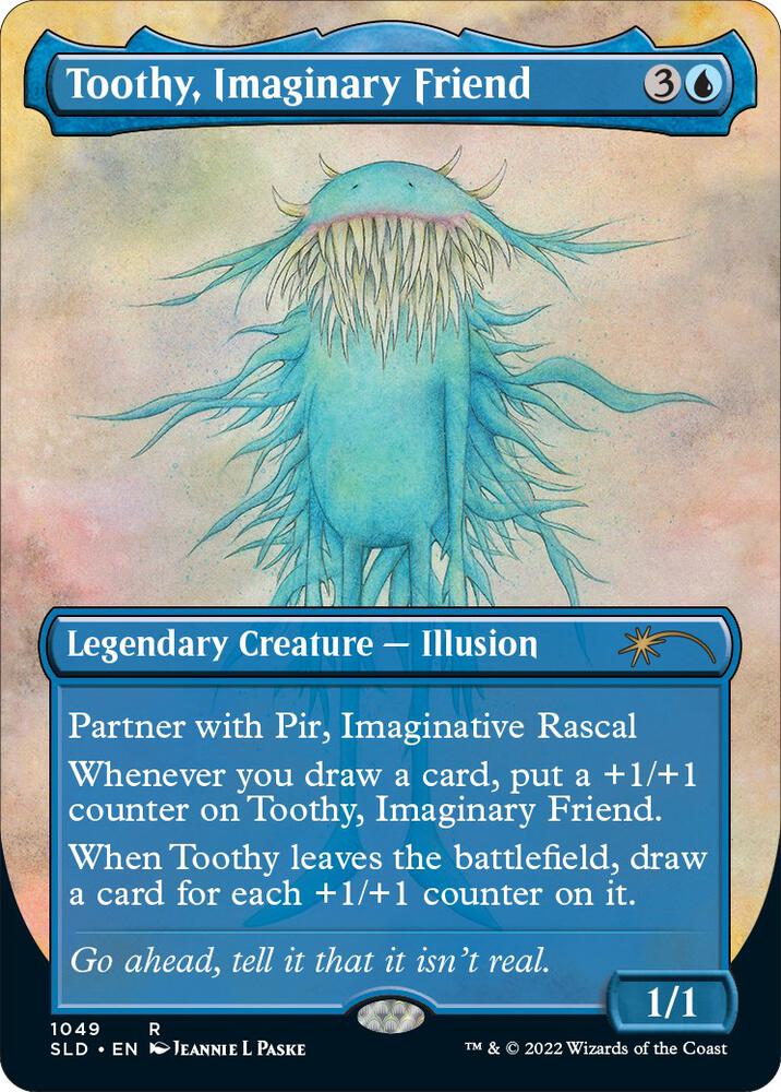 Toothy, Imaginary Friend 1049/1 (Secret Lair Drop Series)  - Borderless Foil