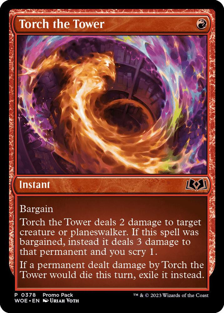 Torch the Tower 378/276 (Promo Pack: Wilds of Eldraine)