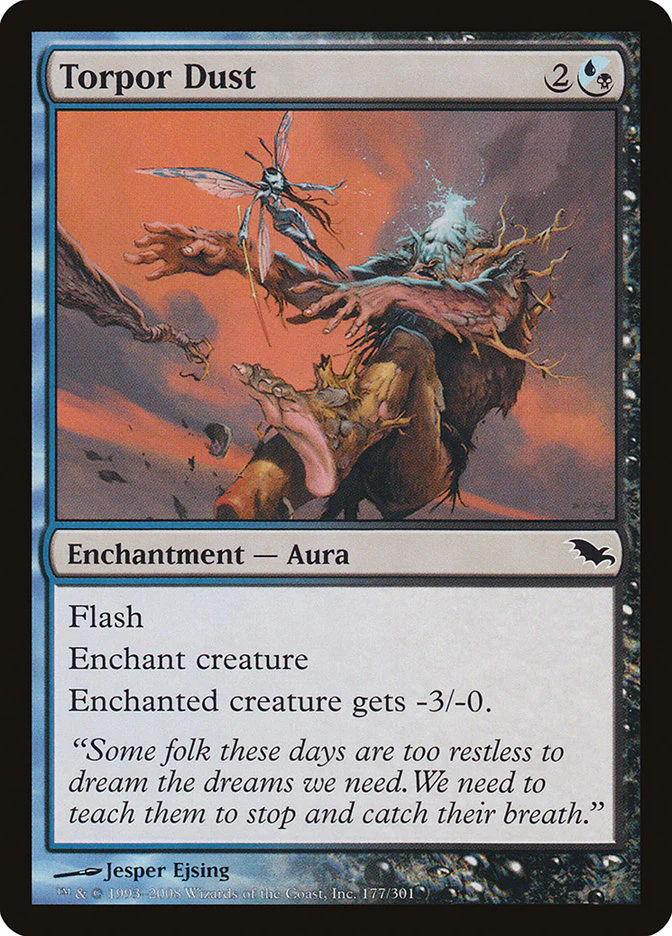 Torpor Dust 177/301 (Shadowmoor)  - Foil