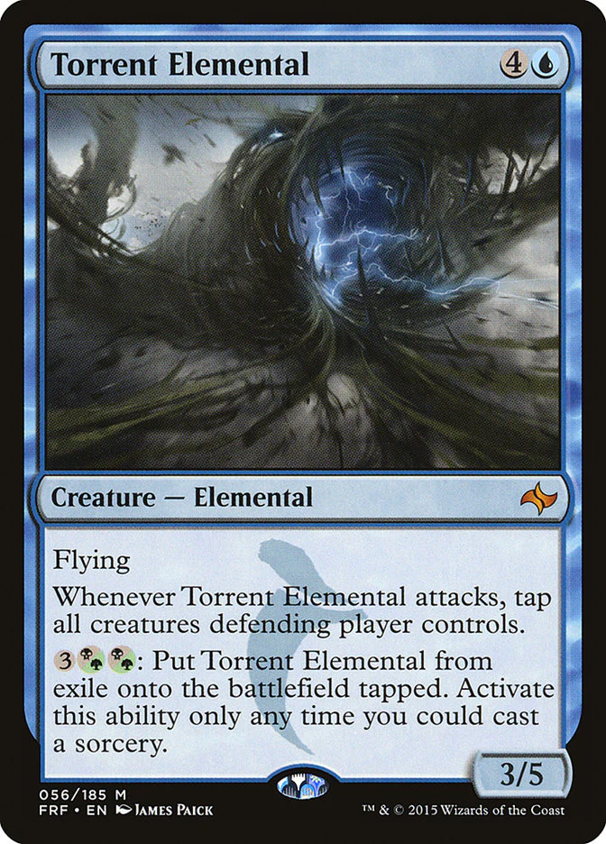 Torrent Elemental 56/185 (Fate Reforged)  - Foil