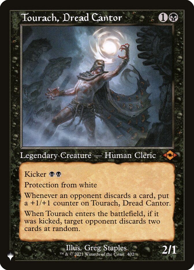 Tourach, Dread Cantor MH2-402/5075 (The List Reprints)