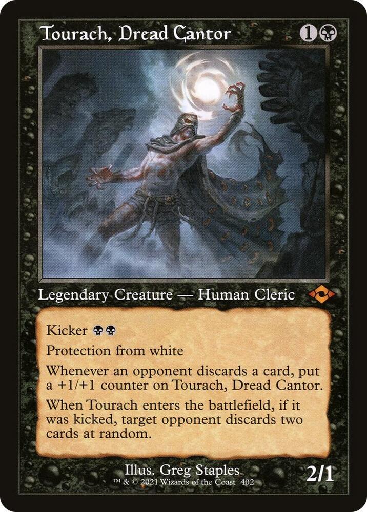 Tourach Dread Cantor Retro Frame 402/303 (Modern Horizons 2)