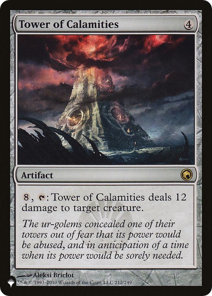 Tower of Calamities SOM-212/5075 (The List Reprints)