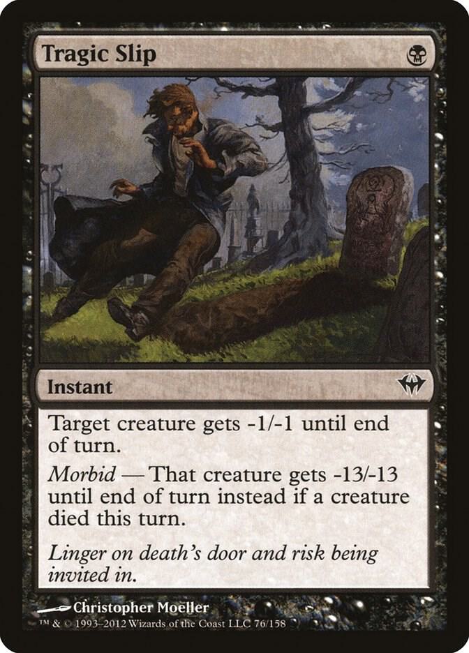 Tragic Slip 76/158 (Dark Ascension)  - Foil