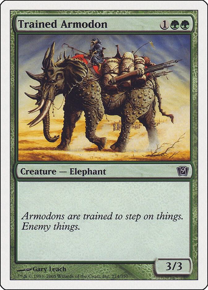 Trained Armodon 274/350 (9th Edition)