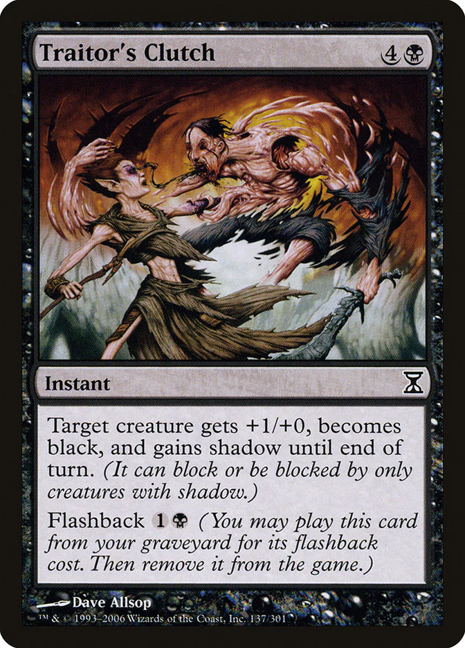 Traitor's Clutch 137/301 (Time Spiral) - Foil