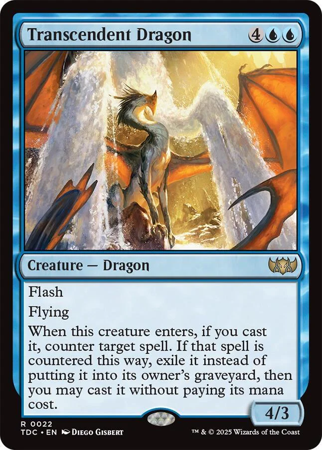 Transcendent Dragon 22/413 (Commander: Tarkir: Dragonstorm)