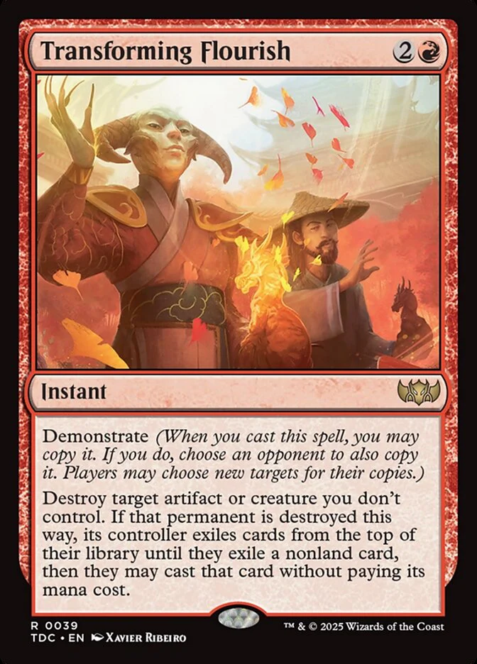 Transforming Flourish 39 (Commander: Tarkir: Dragonstorm)