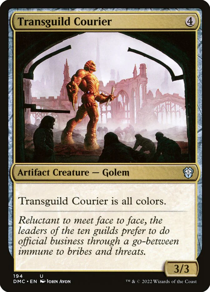 Transguild Courier 194/50 (Commander: Dominaria United)