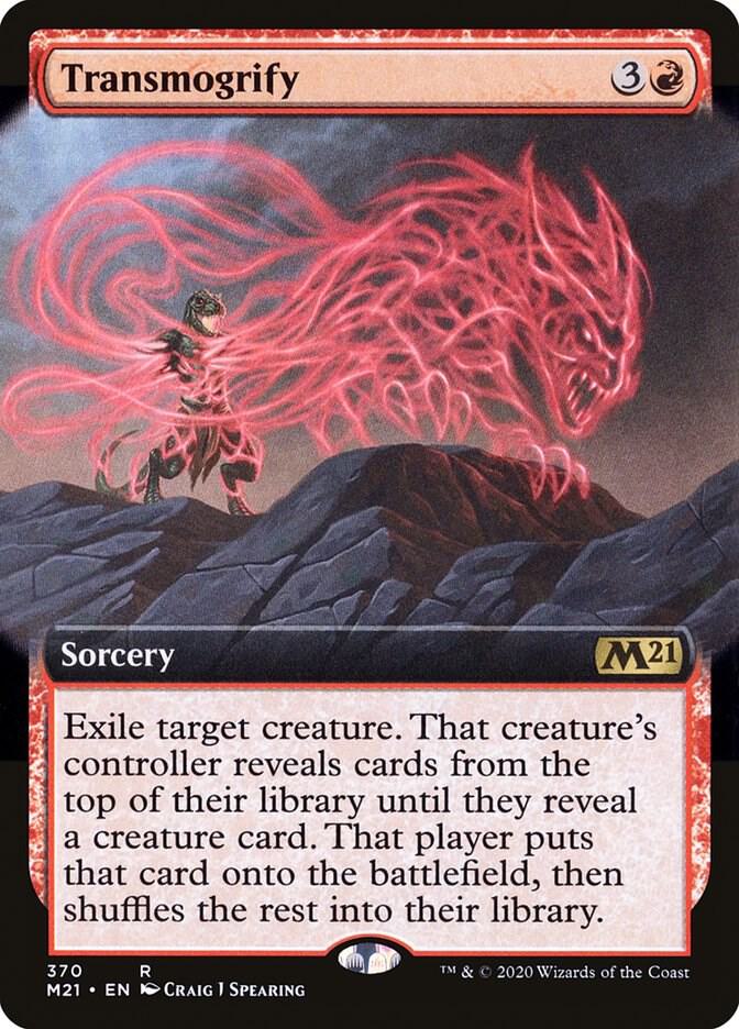 Transmogrify 370/274 (Core Set 2021)  - Extended Art Foil