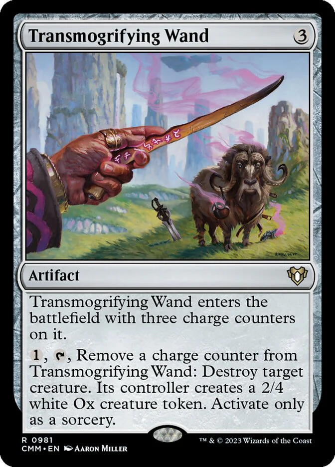 Transmogrifying Wand 981/451 (Commander Masters)