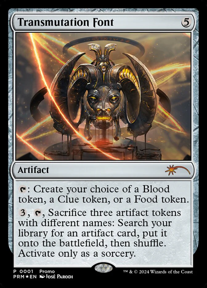 Transmutation Font 1 (Launch Party & Release Event Promos) - Foil