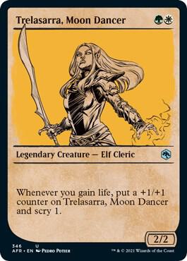 Trelasarra Moon Dancer Showcase 346/281 (Adventures in the Forgotten Realms)  - Foil