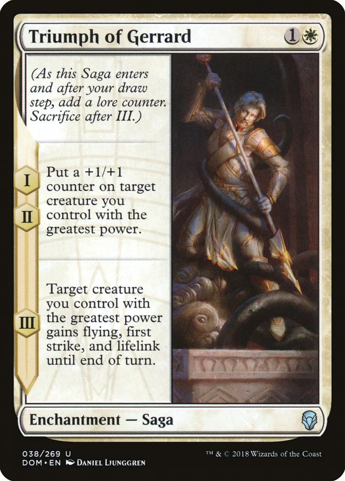 Triumph of Gerrard 38/269 (Dominaria)