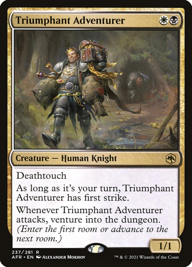 Triumphant Adventurer 237/281 (Adventures in the Forgotten Realms)