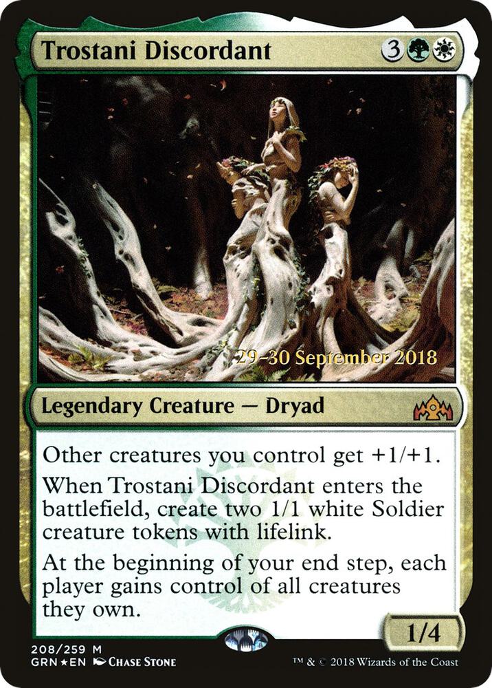 Trostani Discordant 208s/84 (Prerelease Cards)  - Foil